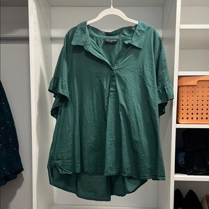 Lane Bryant Green Blouse